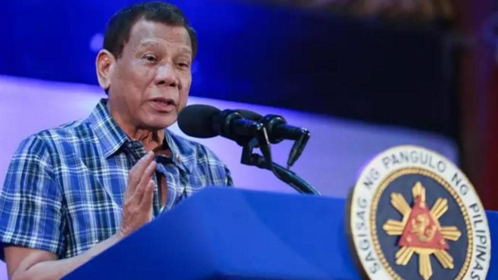 El expresidente de Filipinas Rodrigo Duterte en una imagen de archivo.