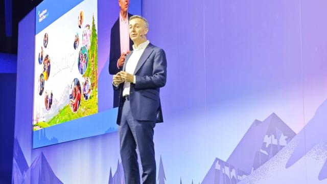 Enrique Polo de Lara, vicepresidente senior y country manager de Salesforce en España, durante un evento en Madrid.