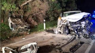 Así quedaron los vehículos.