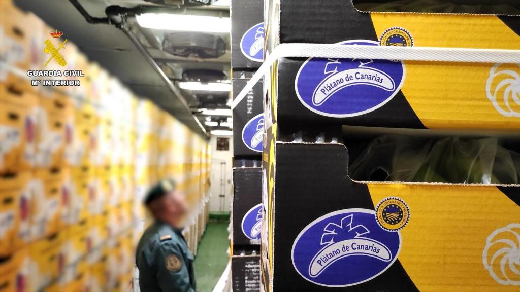 Una inspección anterior de los agentes del Seprona a una comercializadora de plátanos.