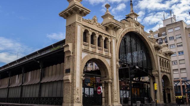 Imagen de archivo del Mercado Central de Zaragoza