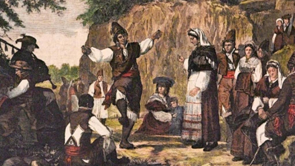 Cartel de la proyección del documental A gaita galega