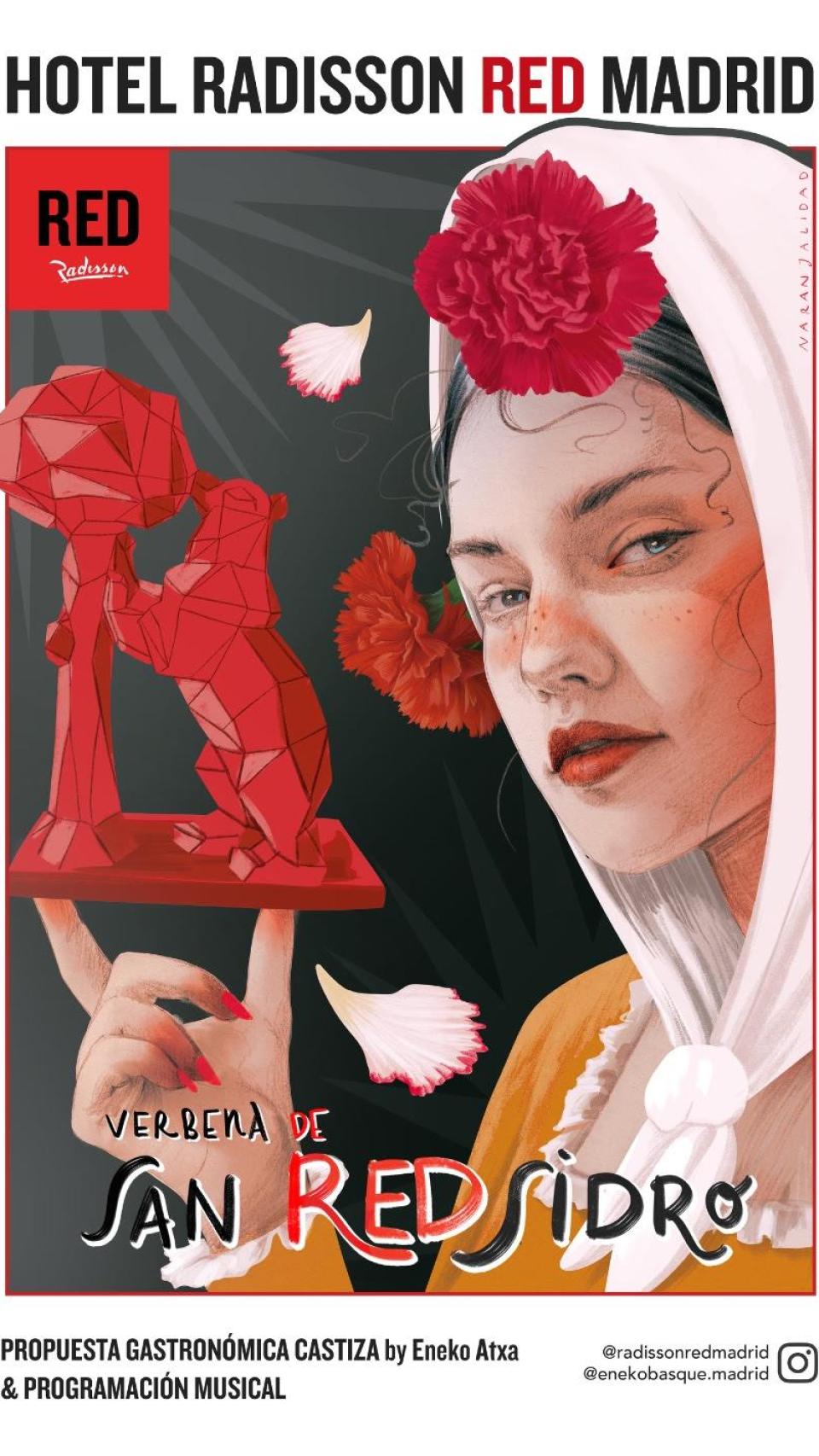 Cartel del Radisson Red.