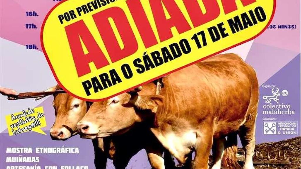 Cartel de la XII Fiesta da Sementeira.