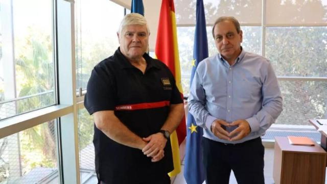 Martín Moratilla, a la derecha de la imagen. EE