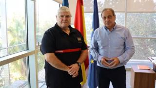 Martín Moratilla, a la derecha de la imagen. EE