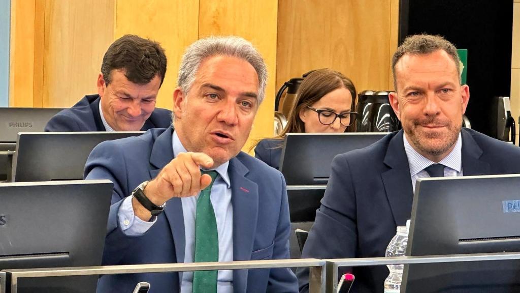 Elías Bendodo, este martes, en el Congreso de los Diputados.