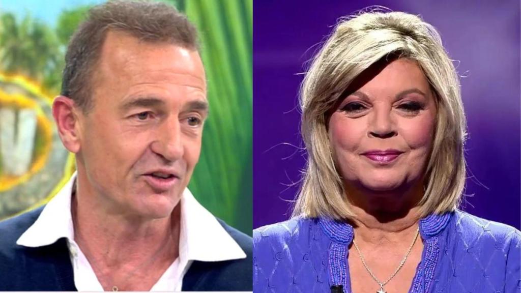 Alessandro Lequio y Terelu Campos, en un fotomontaje