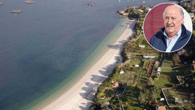 La playa en la que Amacio Ortega y otros famosos fondean su yate en época estival