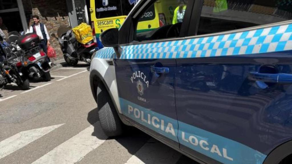 Imagen difundida por la Policía Local de Cuenca tras el atropello.