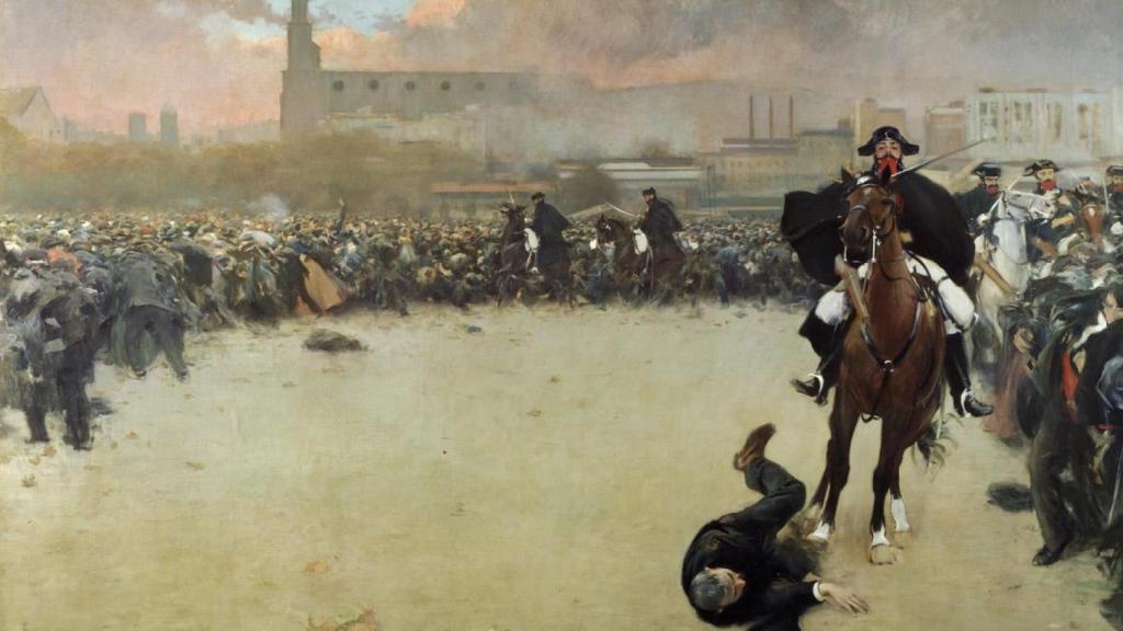 'La carga', de Ramón Casas.