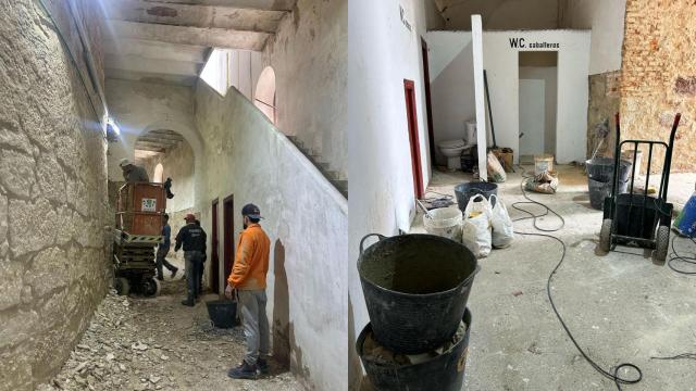 Obras en la plaza de toros de Zamora