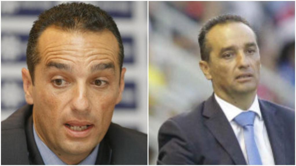 José Luis Oltra, en dos imágenes con el Dépor y con Tenerife.