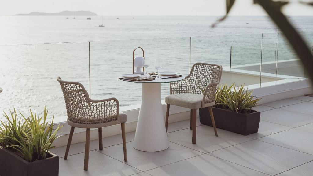 Vistas desde la azotea acristalada Sky of Salia.