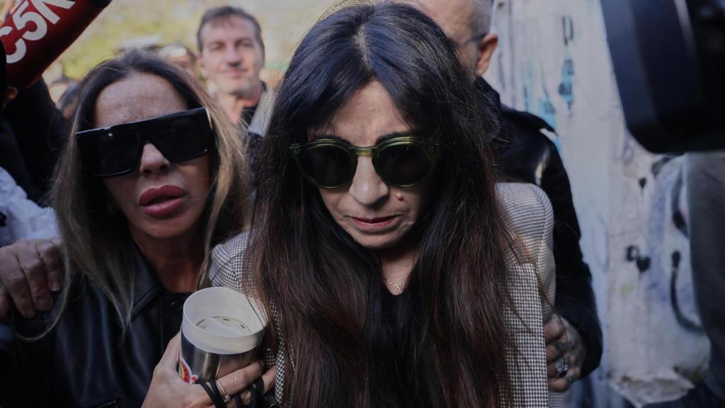 La hija de Diego Maradona, Gianinna Maradona, llega a los juzgados de San Isidro este martes, en Buenos Aires