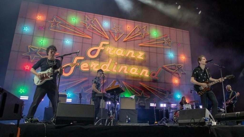 Franz Ferdinand en concierto.