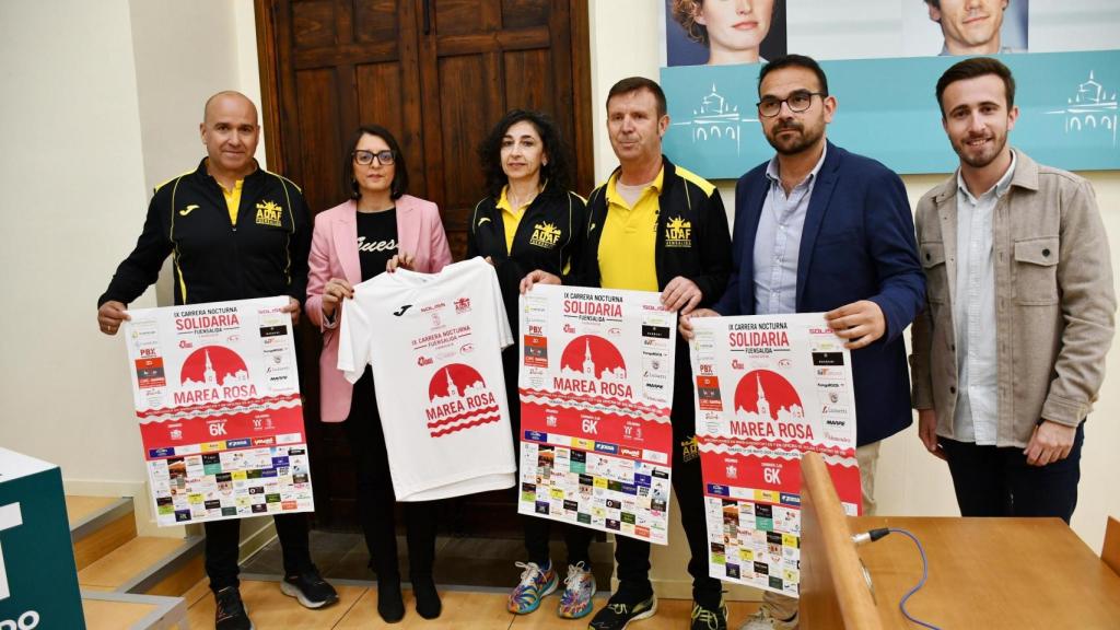 Presentación de la 'marea rosa' en la Diputación de Toledo.