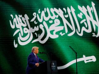 Donald Trump, en el Foro de Inversión Saudí-Estados Unidos de Riad.