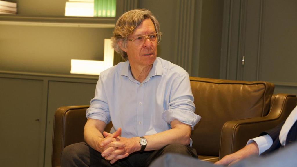 El físico, durante la entrevista.