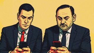 Pedro Sánchez y José Luis Ábalos.