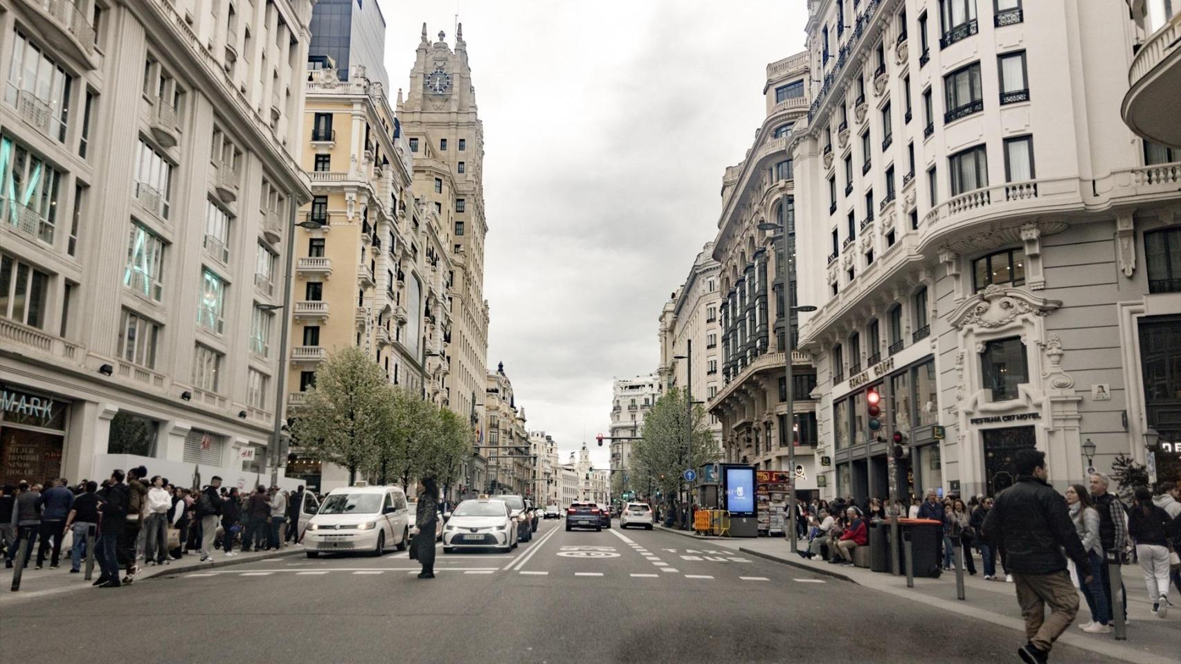 Gran Vía, en Madrid.