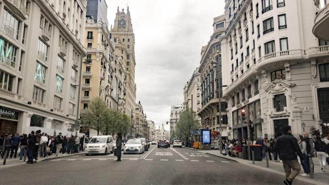 Gran Vía, en Madrid.