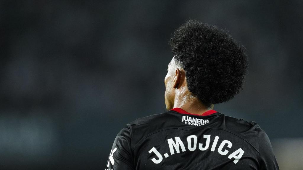 Johan Mojica, con el Mallorca
