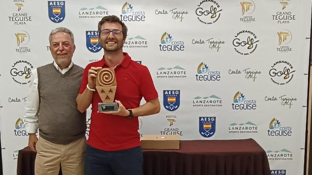 Alberto Ortega, ganador de la IV Copa de Medios by Grand Teguise Playa