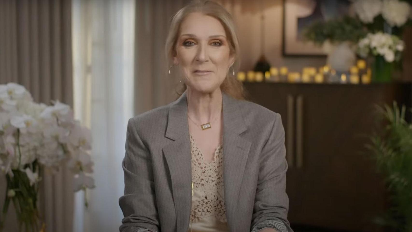 Celine Dion en el vídeo que ha grabado para la primera semifinal de Eurovisión.