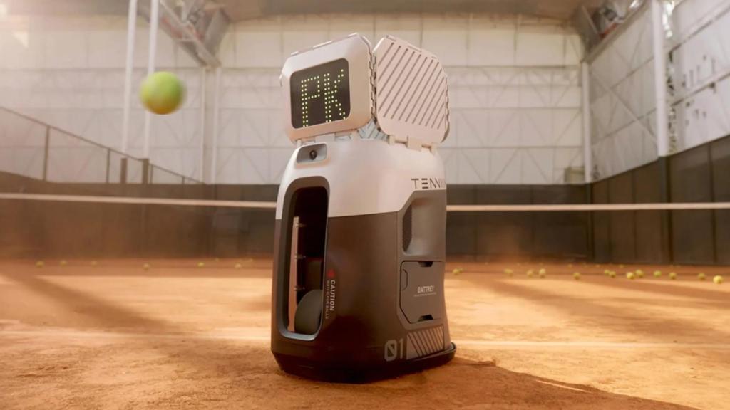 El robot lanzapelotas Tenniix