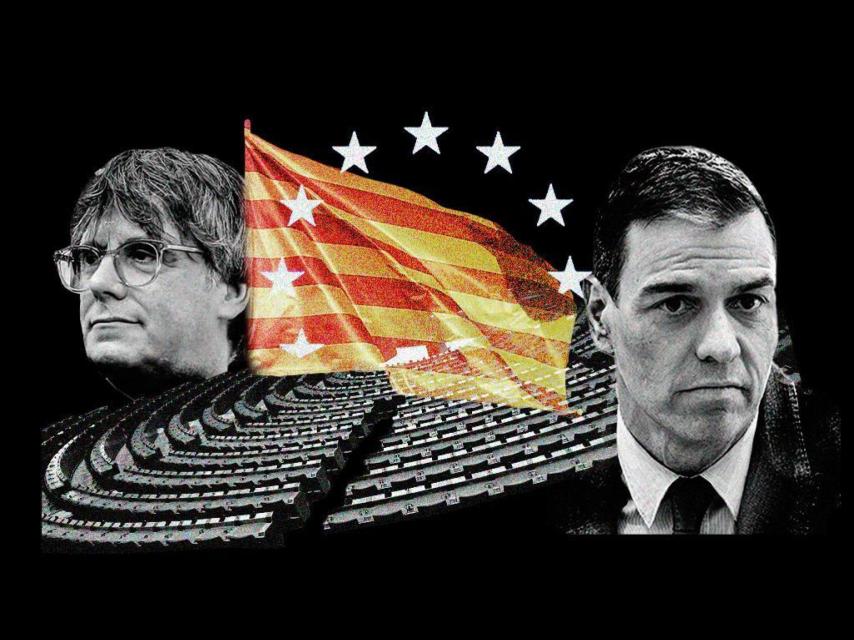 Carles Puigdemont y Pedro Sánchez.