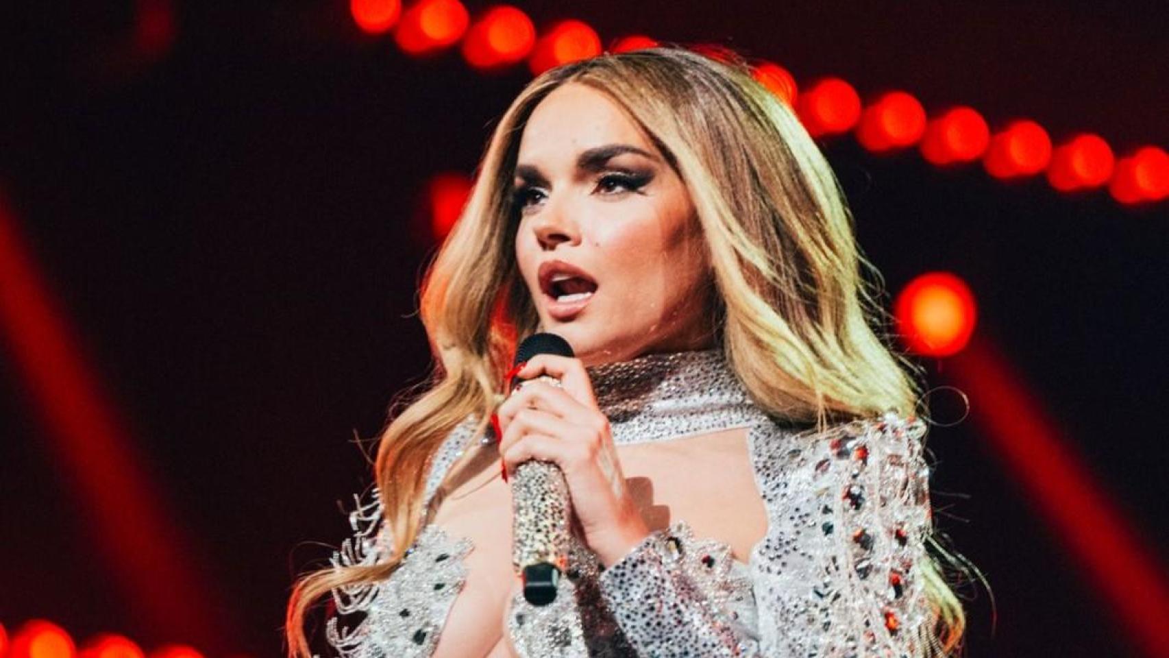 Melody canta 'Esa Diva' en la primera semifinal de Eurovisión 2025.