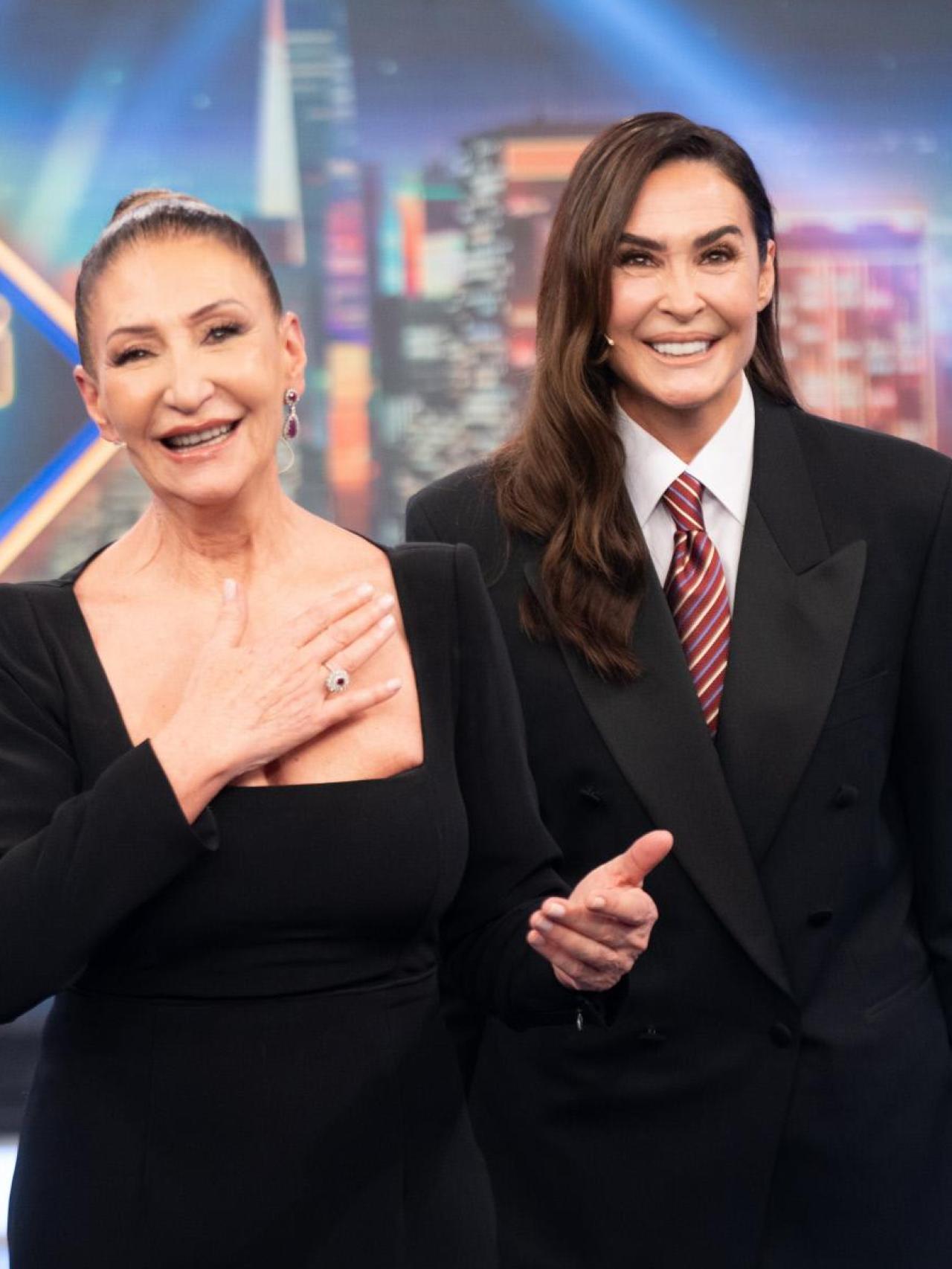 Madre e hija en el plató de 'El Hormiguero', este pasado martes.