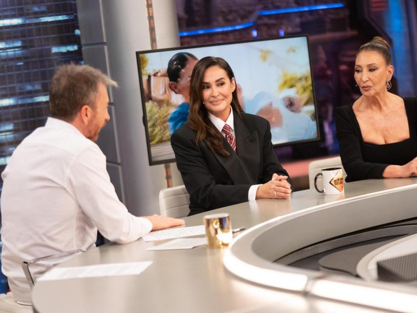 Vicky y Victoria, charlando con Pablo Motos, este pasado martes.