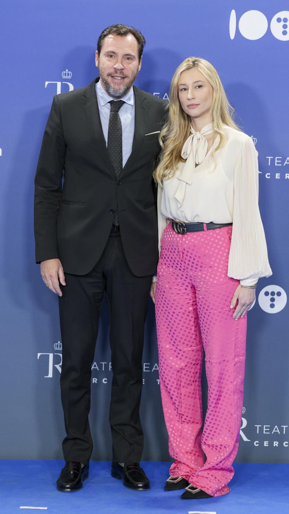 Óscar Puente y Yasmina Gregori, en un evento de 2024.