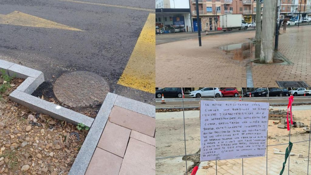 Recopilación de imágenes de quejas por las obras de humanización