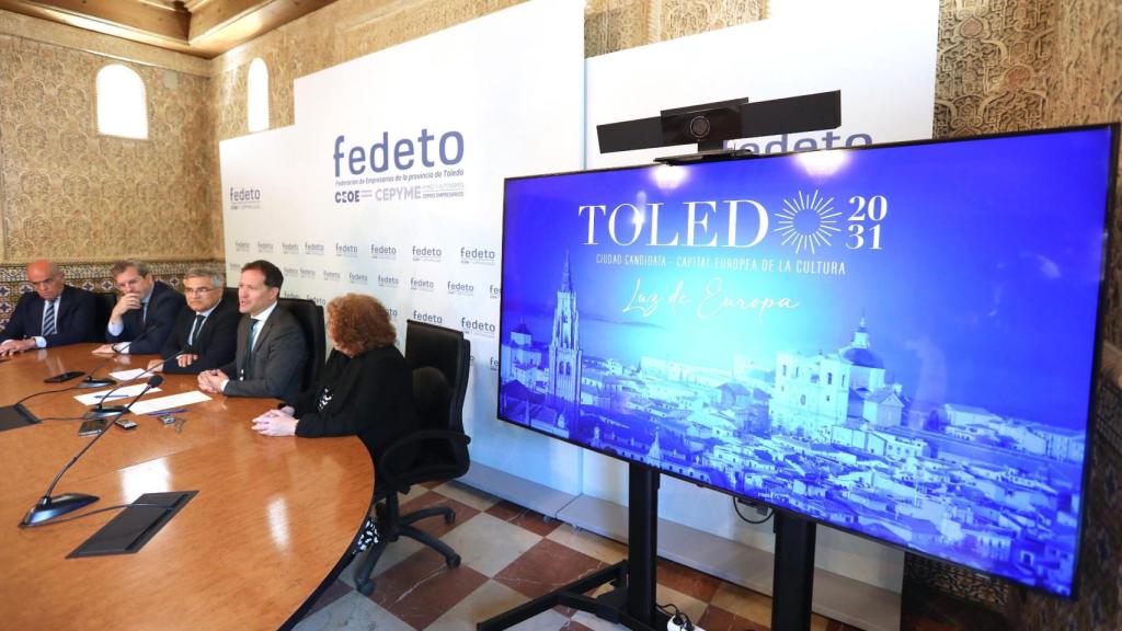 Adhesión de Fedeto a la candidatura de Toledo como Capital Europea de la Cultura.
