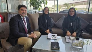 El alcalde de Alicante, Luis Barcala, esta semana en Riyadh.