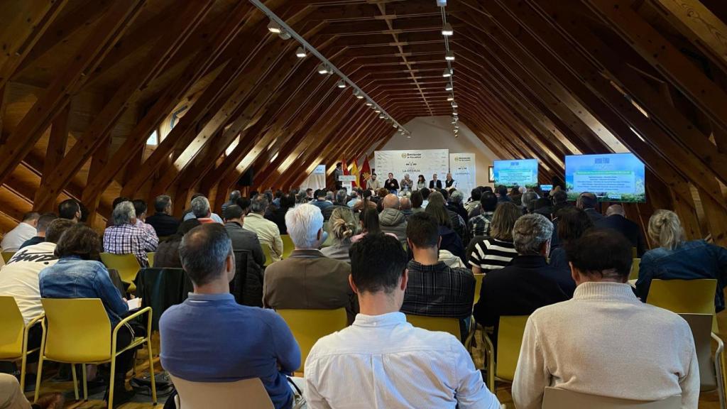 Los profesionales que se han dado cita en la jornada técnica de la vid