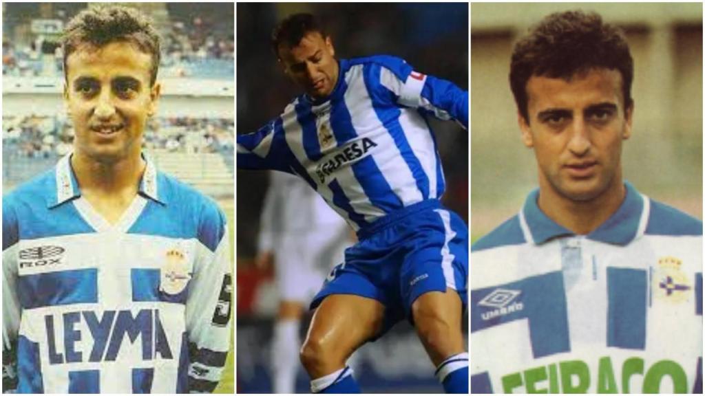 Fran González en su etapa con el Dépor.