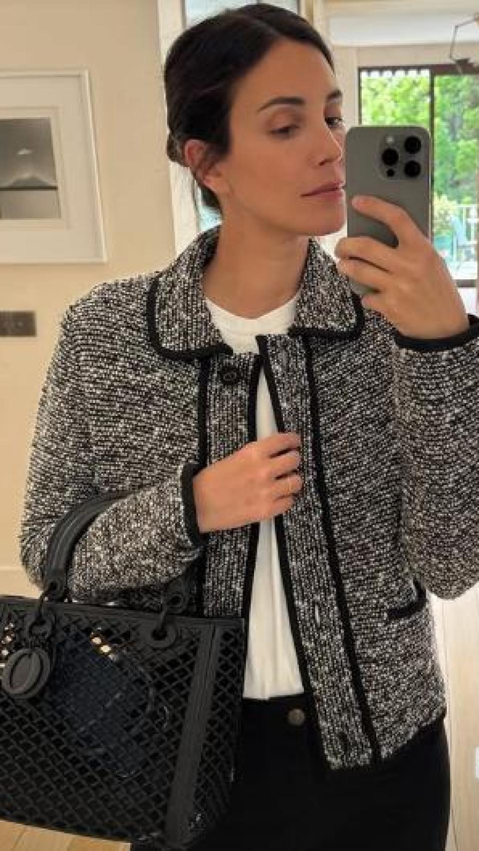 Sassa de Osma, en un 'stories' de Instagram.