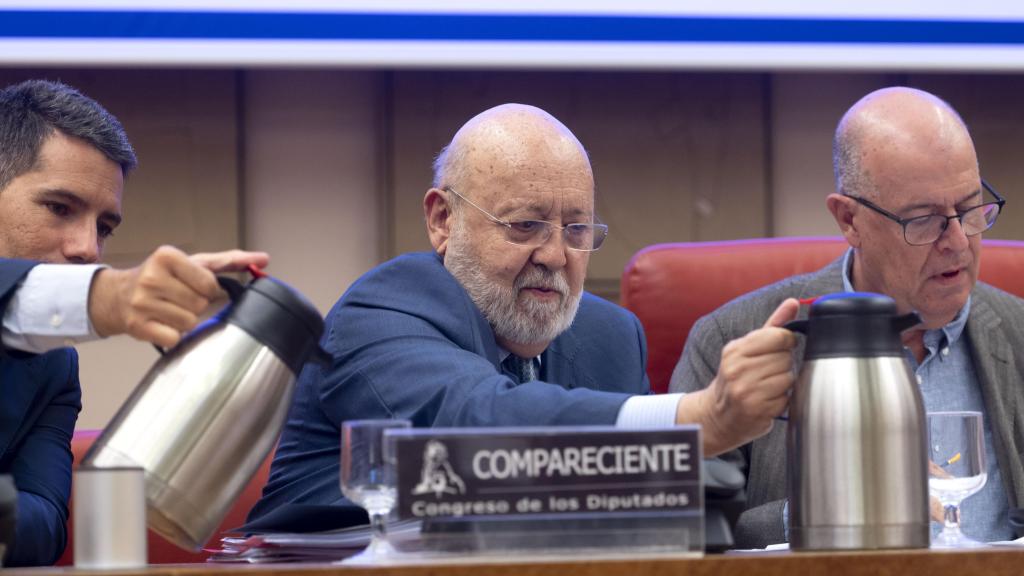 El presidente del CIS, José Félix Tezanos, en el Congreso de los Diputados.