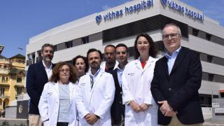 Equipo médico y asistencial de la Unidad de Ensayos Clínicos Vithas Málaga.