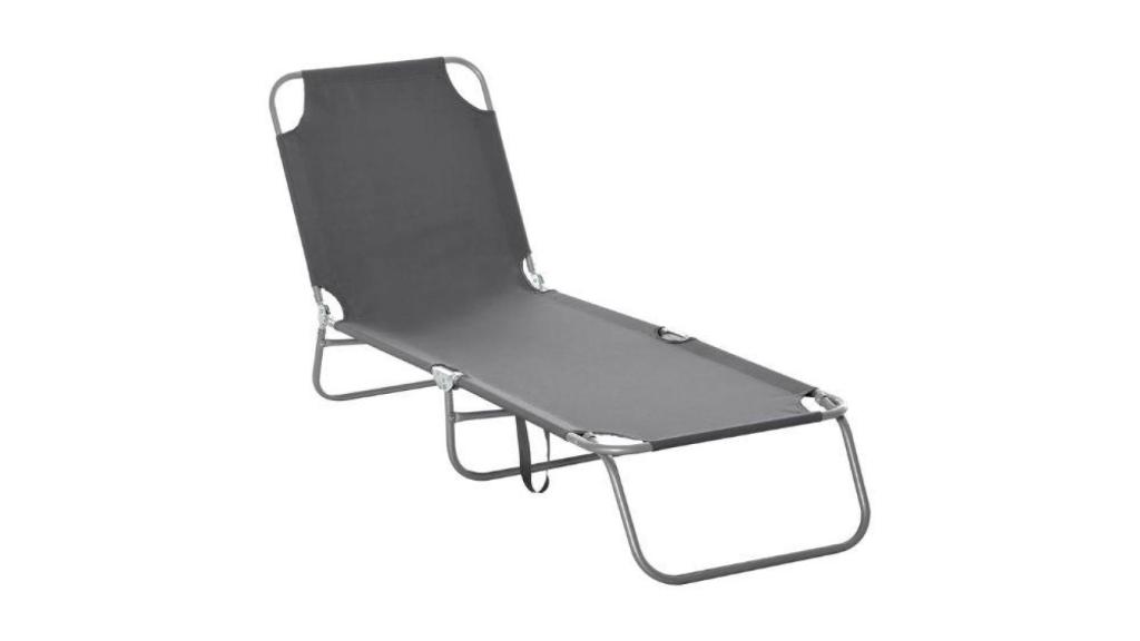 Tumbona plegable jardín