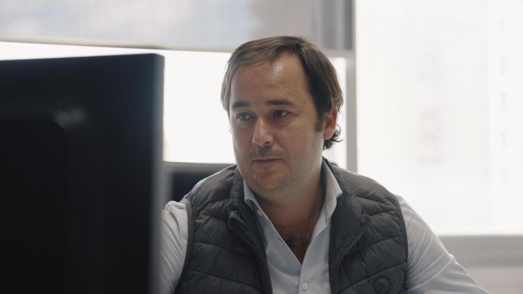 Mancha, en un momento de la entrevista.