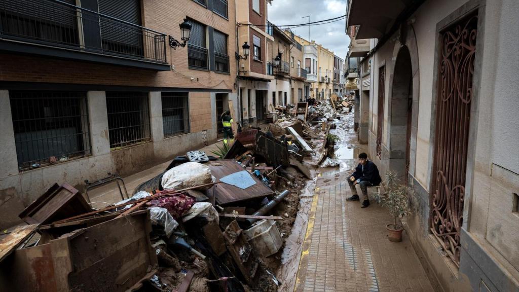 Imagen de archivo de los daños provocados por la dana en Paiporta. Diego Radamés / Europa Press