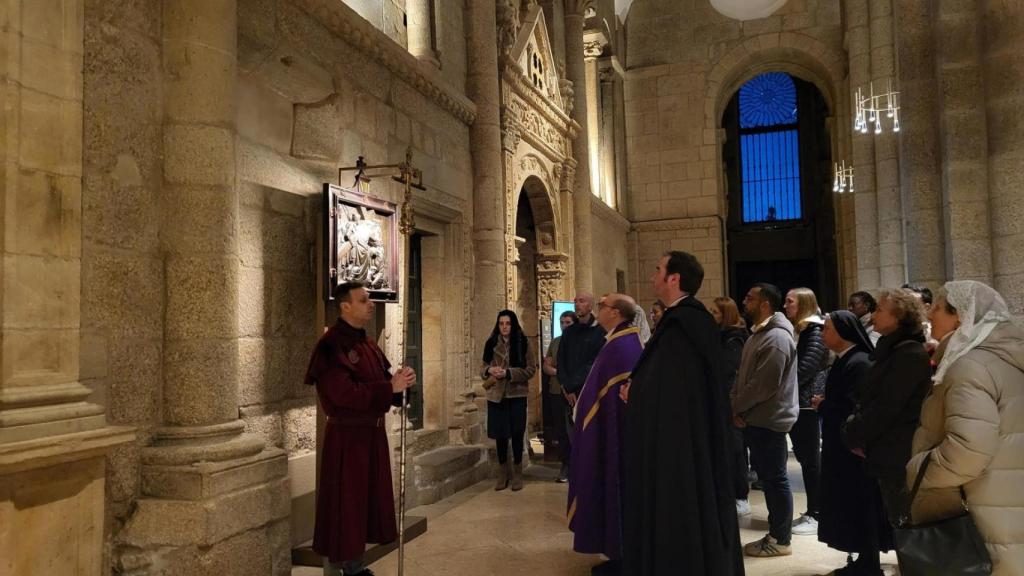 Una de las visitas a la Catedral.