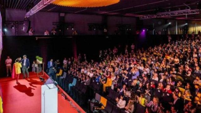 Un momento de un acto del evento.