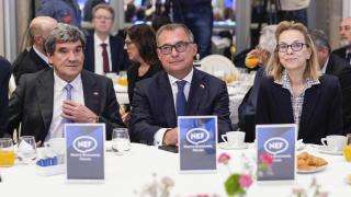 José Luis Escrivá, gobernador del Banco de España, junto a su homólogo del Bundesbank, Joachim Nagel, durante un desayuno informativo de Fórum Europa celebrado el miércoles.