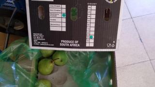 Peras de Sudáfrica